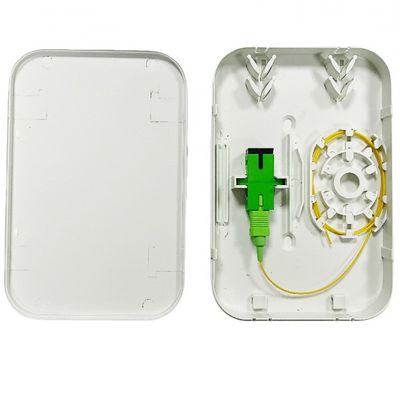 comprar Plástico 1 Núcleo SC/APC Fibra Óptica Saída Socket Painel de Parede Montado Fibra Óptica Caixa de terminação Rossette NAP Fabricação em linha
