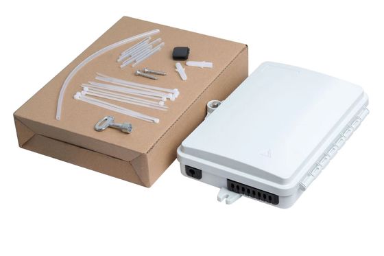 comprar Preço de fábrica Caixa de terminação de fibra montada na parede 8 núcleos 4 núcleos Para 2 * 3mm Fabricação em linha