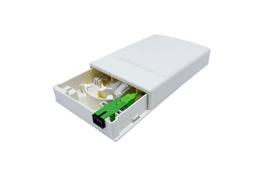 comprar 1 núcleo caixa de terminação de tomada óptica fibra ABS para a instalação da parede da casa com adaptador SC Fabricação em linha