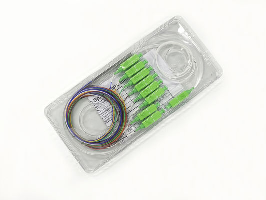 comprar Fibra Ótica PLC Splitter 1x8 Com Conector SC Colorido Modo Único Para Rede PON XGPON Fabricação em linha