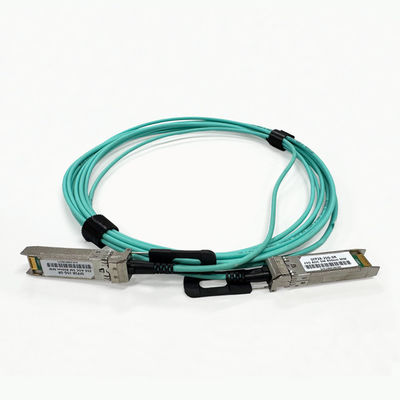 comprar Cable AOC 25G SFP28 para SFP28 5m transmissão, OM3 300 aqua 850nm com puxando preto Fabricação em linha