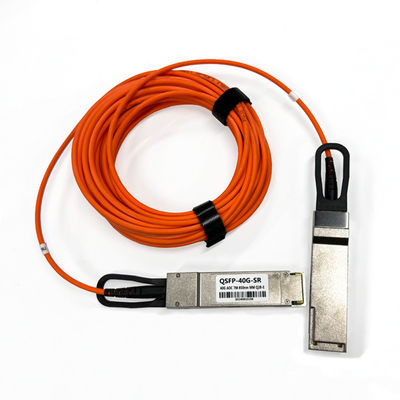 comprar 40Gbps QSFP+ AOC Cable óptico ativo Multimodo OM2 1m 3m 5m 7m Cable SFP para curta distância Fabricação em linha