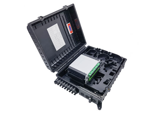 comprar  Outdoor Optical Splitter Box 3in 16out  With LGX Module  For 2x3mm Flat Drop Cable Outlets PC ABS Material Fabricação em linha
