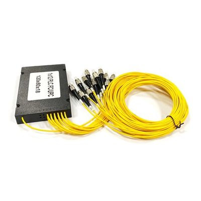 comprar High Quality FTTH 1x12  FC Connector Fiber Optical Box Distributor ABS Box PLC Splitter For Rack Patch Panel Fabricação em linha