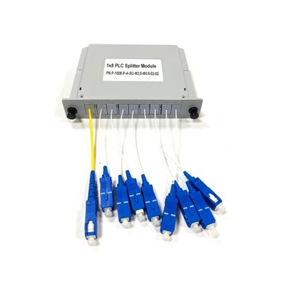 comprar New Fiber Optic PLC Splitter Plug-in type 1x8 LGX box card insert with SC/UPC Connector module in Telecommunication systems Fabricação em linha