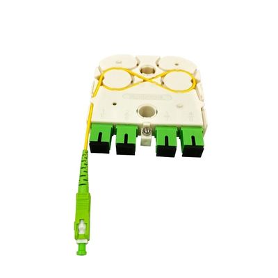 comprar Novo FTTH Fiber Optic 1x4 SC APC Mini Cassette Direct Input Design exclusivo LGX PLC Splitter para a Rússia Fabricação em linha