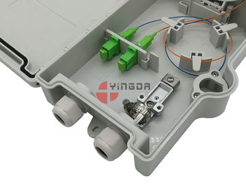 comprar Caixa exterior da terminação da fibra dos núcleos de FTTH 4, adaptador do SC da caixa de conexão da fibra ótica Fabricação em linha