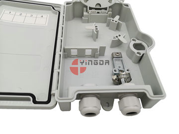 comprar Da caixa terminal do divisor da fibra ótica de Caja da sesta plásticos exteriores Waterproof 2 glândulas de cabo Fabricação em linha