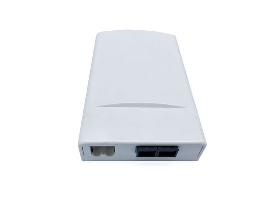 comprar Carga de fibra ótica da caixa da terminação de 2 núcleos com o adaptador frente e verso e as tranças de SC/upc Fabricação em linha