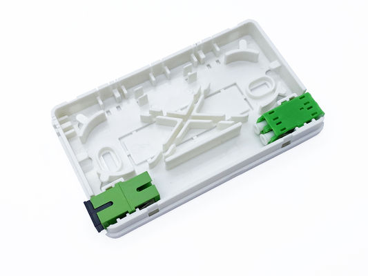 comprar Liga fixada na parede portuária OTB ODB de 2SC Mini Roseta Fiber Termination Box 2 brancos ABS+PC Fabricação em linha