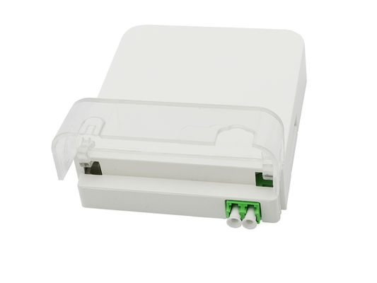 comprar 2 tomada de parede frente e verso portuária IP54 da caixa terminal da fibra ótica de LC/APC FTTH ABS+PC interno Fabricação em linha