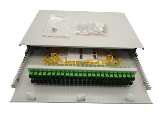 comprar Montagem em rack portuária do painel de remendo da corrediça 2U 48 internos do metal Fabricação em linha