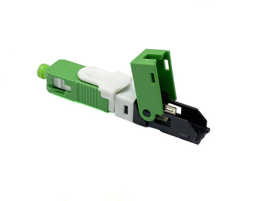 comprar Conector fixativo do campo do verde do conector ótico de conjunto de campo de ESC250D APC Fabricação em linha