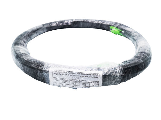 comprar Manutenção programada exterior Corning do cabo de remendo da fibra ótica G657A2 de 30m com SC APC de 2mm Fabricação em linha