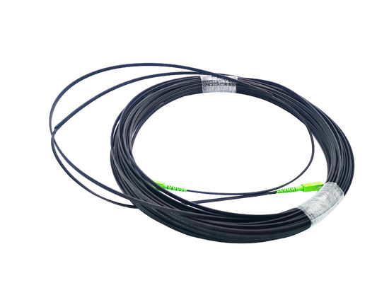 comprar Preto 3 G657A1 do cabo pendente 2x5mm de fio de aço de cabo de remendo do SC de FTTH autossuficiente exterior Fabricação em linha