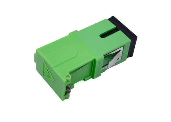 comprar Adaptadores laterais do conector da fibra do obturador do SC sem o laser da braçadeira do metal do verde da flange Fabricação em linha