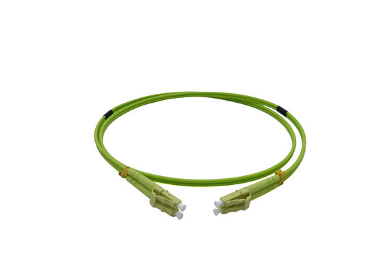 comprar Verde ótico 1M 3mm LSZH da rede de cabo do zipcord 100G 40G do LC da ligação em ponte do cabo de remendo de Data Center OM5 Fabricação em linha