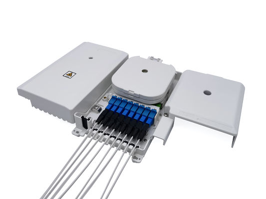 comprar Da caixa plástica da terminação da fibra ótica de 8 ABS dos portos divisor de fibra ótica sem cortes 1x8 Fabricação em linha