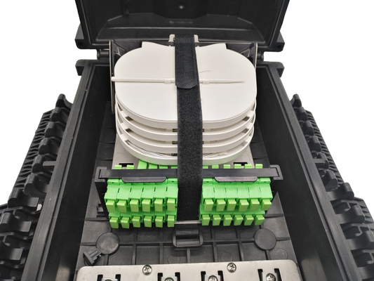 comprar Caixa comum do cabo de fibra ótica dos portos do cabo pendente 16 de FTTH, cerco da caixa de junção da fibra ótica Fabricação em linha