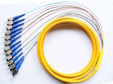 comprar Multi - a trança 1Meter da fibra óptica do núcleo da fibra 12 ou 1,5 mede, trança da fita da ligação em ponte FC da fibra Fabricação em linha