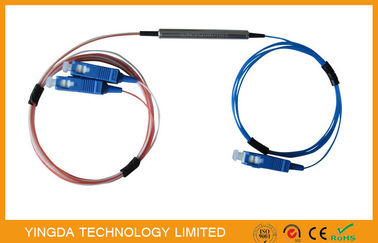 comprar o acoplador do divisor do Plc da fibra óptica de 1 x de 2 Pon, o acoplador fundido 1310nm 1550nm de Fbt Dual a janela 50%/50% Fabricação em linha