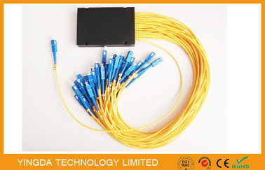 comprar Caixa do divisor do Plc da fibra óptica do 1:16, cabo de fibra óptica da fibra do módulo g657a2 Corning do divisor Fabricação em linha