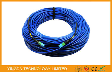 comprar 12 círculo óptico do cabo da fibra blindada de aço MTP MPO da fibra MTP, cabo de remendo de MTP Fabricação em linha