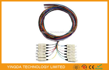 comprar 850 & trança LSZH 3M multimodo das fibras 50/125um 12 do SC milímetro da trança da fibra óptica 1300nm Fabricação em linha