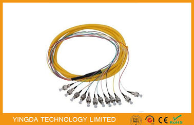 comprar Da trança ótica FC UPC da fibra de FTTH modo 900um simples LSZH 5M 1310nm amarelo da manutenção programada único Fabricação em linha