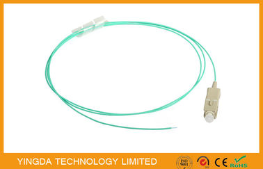 comprar Conector OM3 da trança da fibra óptica do SC de FTTx - 300 10G, Aqua do milímetro 5M da trança do SC Fabricação em linha