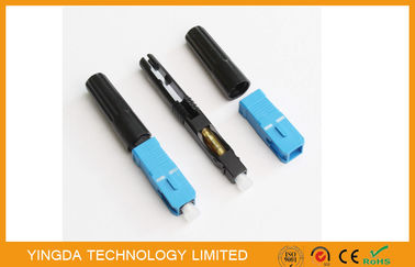 comprar SC rápido do conector do conjunto, azul do conector da instalação do campo para a rede de CATV/LAN Fabricação em linha