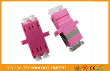 comprar Duplex OM4 do LC, fibras roxas plásticas do quadrilátero do adaptador do cabo de fibra óptica do LC Fabricação em linha