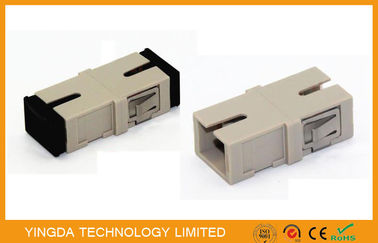comprar Acoplador OM2 de fibra óptica multimodo durável sem bege do adaptador do SC da flange Fabricação em linha