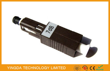 comprar O plástico MU constrói para fora o tipo de encaixe fixado fibra MU 10dB do atenuador 7dB óptico Fabricação em linha