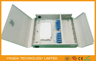 comprar Única/multi do modo da fibra óptica da terminação caixa da porta dois laminou o material da chapa de aço Fabricação em linha