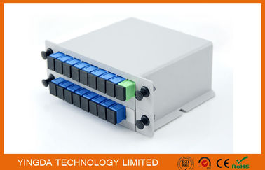 comprar Alumínio de fibra óptica do divisor do PLC LGX da rede de GPON 2 chassis da gaveta do entalhe Fabricação em linha