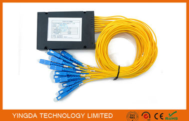 comprar Estabilidade alta passiva pequena da manutenção programada 2.0mm do SC do divisor 1X16 do PLC da fibra óptica de FTTH Fabricação em linha