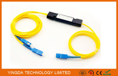 comprar Módulo compacto da gaveta do divisor 1x2 do PLC da fibra óptica, acoplador de solda fundido de FTB Fabricação em linha