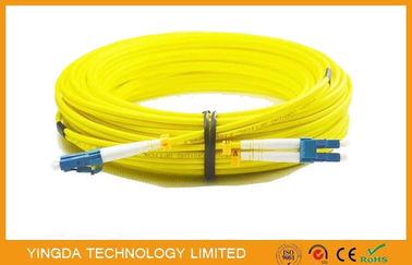 comprar Cabo de remendo 2.0mm da fibra óptica do duplex da manutenção programada do LC/UPC LC/UPC com grampo Zipcord Fabricação em linha