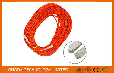 comprar SC do cabo de remendo da fibra óptica de LSZH - SC com a laranja do alojamento/cabo bege simples fibra de Corning Fabricação em linha