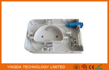 comprar Caixa de terminação de fibra óptica de porta 2 montada na parede FTTH Caixa de terminação de fibra óptica SC LC Duplex Fabricação em linha