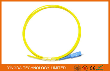 comprar Cabo 1Meter LSZH G.652D óptico amarelo óptico da palavra simples 3mm da manutenção programada do SC UPC da trança Fabricação em linha