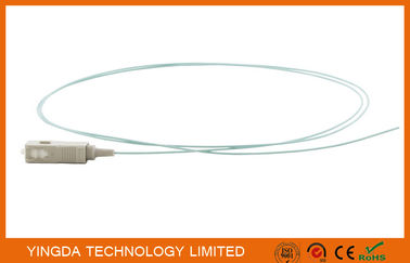 comprar Fibra 0.9mm do medidor LSZH G657A1 Mulitmode do Aqua 50/125um 2 do SC OM3 10Gigabit da trança da fibra óptica Fabricação em linha