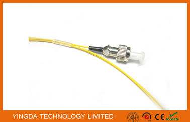 comprar PVC singlemode G652D do cabo da cor do amarelo 1meter da trança FC 0.9mm da fibra óptica Fabricação em linha