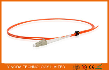 comprar Laranja apertada multimodo do amortecedor do diâmetro LSZH da palavra simples 2.0mm do LC das tranças da fibra Fabricação em linha