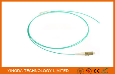 comprar Trança LC OM3 10Gig da fibra óptica. Trança simples do Aqua 0.9mm LSZH 1,5 M 50/125 um Mulitmode Fabricação em linha