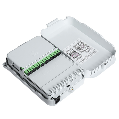 comprar 16 montagem interna meados de portuária plástica da parede da caixa IP55 FTTH da terminação do cabo de fibra ótica do período Fabricação em linha