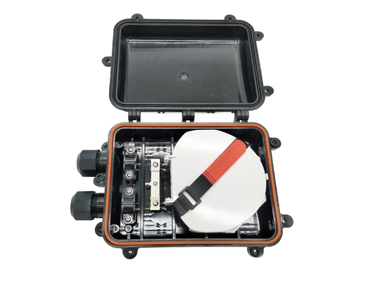 comprar núcleos das glândulas de cabo 96 do cerco comum de fibra ótica de 24F 48F Inline montagem horizontal da parede de 2 Fabricação em linha