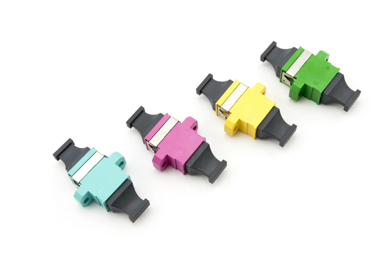 comprar Verde Aqua Purple Black do acoplador 12Fiber 24Fiber OM3 do adaptador da fibra ótica de MPO MTP Fabricação em linha