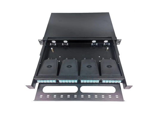 comprar 96 cerco do painel de remendo de fibra das fibras MPO MTP para a rede do alto densidade de Data Center Fabricação em linha